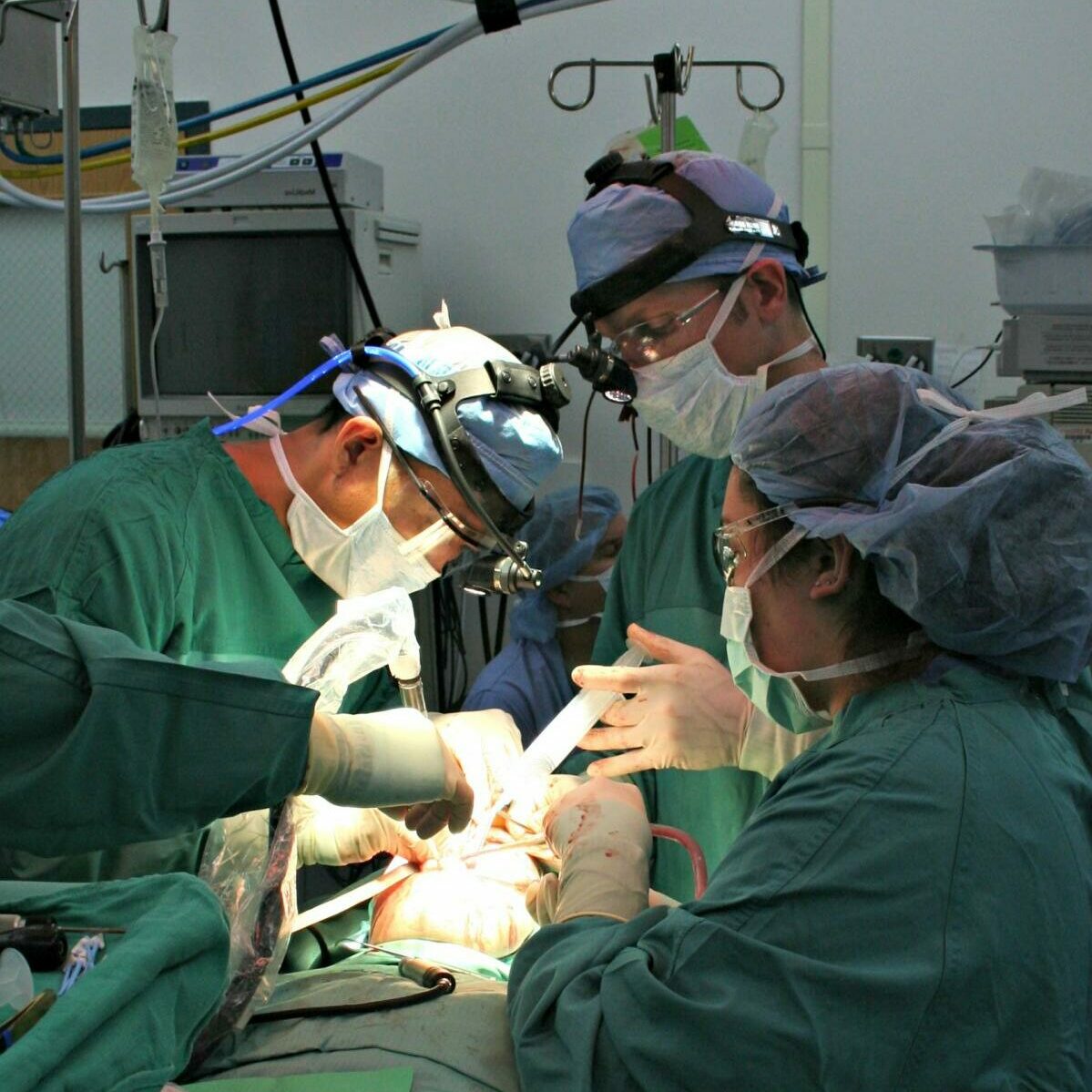 Dentist reassuring patient
